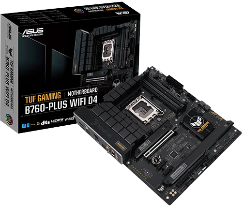 לוח אם Asus TUF Gaming B760-PLUS WIFI D4 DDR4 ATX