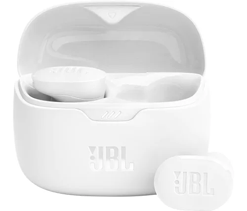 אוזניות אלחוטיות JBL Tune Buds TWS Bluetooth בצבע לבן
