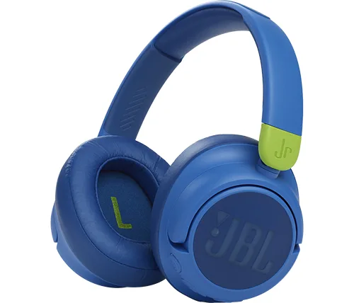 אוזניות קשת אלחוטיות לילדים JBL JR 460NC בצבע כחול