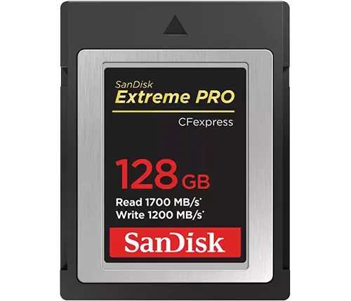 כרטיס זכרון מקצועי SanDisk Extreme Pro CFexpress Card Type B 128GB