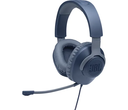 אוזניות גיימינג JBL Quantum 100 בצבע כחול