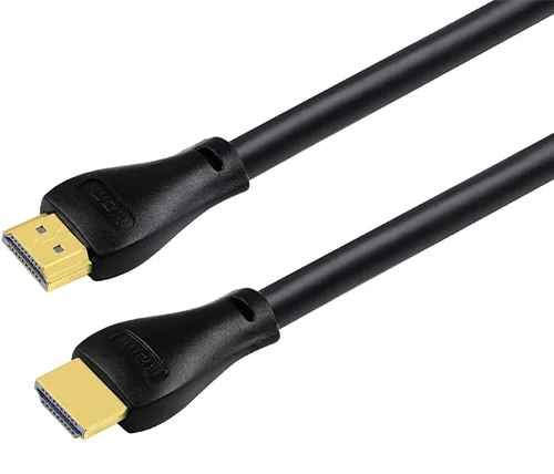 כבל מסך HDMI ל- HDMI תומך 4K באורך כ- 2 מטר Ivory Connect בצבע שחור