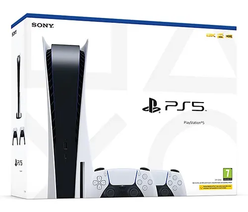 קונסולה Sony PlayStation 5 Blu-ray Edition 1TB PS5 SLIM הכוללת 2 בקרים אלחוטים 