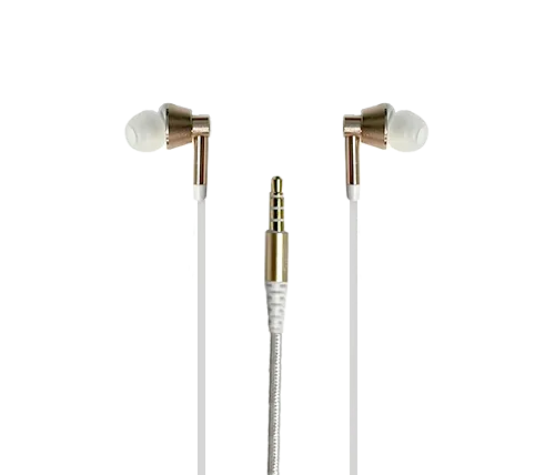 אוזניות חוטיות עם מיקרופון Tingwode T201 In Ear בצבע זהב